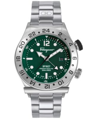 Ferragamo Salvatore Men's Swiss 1927 GMT Stainless Steel