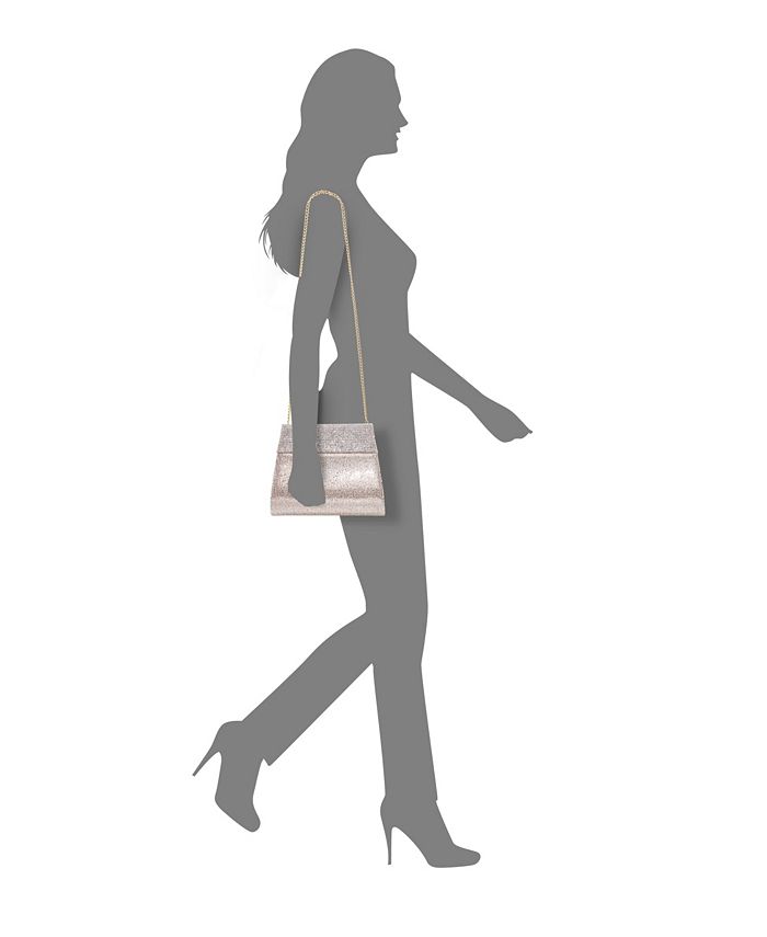 Nina Women's Trapezoid Clutch with Crystal Collar & Reviews - Handbags ...