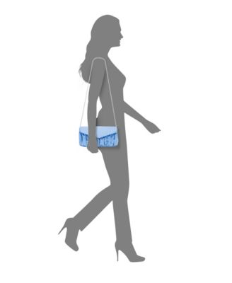 Salome Satin Pleated Clutch