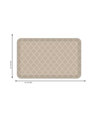 Designer Comfort Trellis Fatigue-Resistant Mat, 20" x 32"