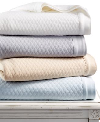 Martha Stewart Collection - Quilted Triple Knit King Blanket
