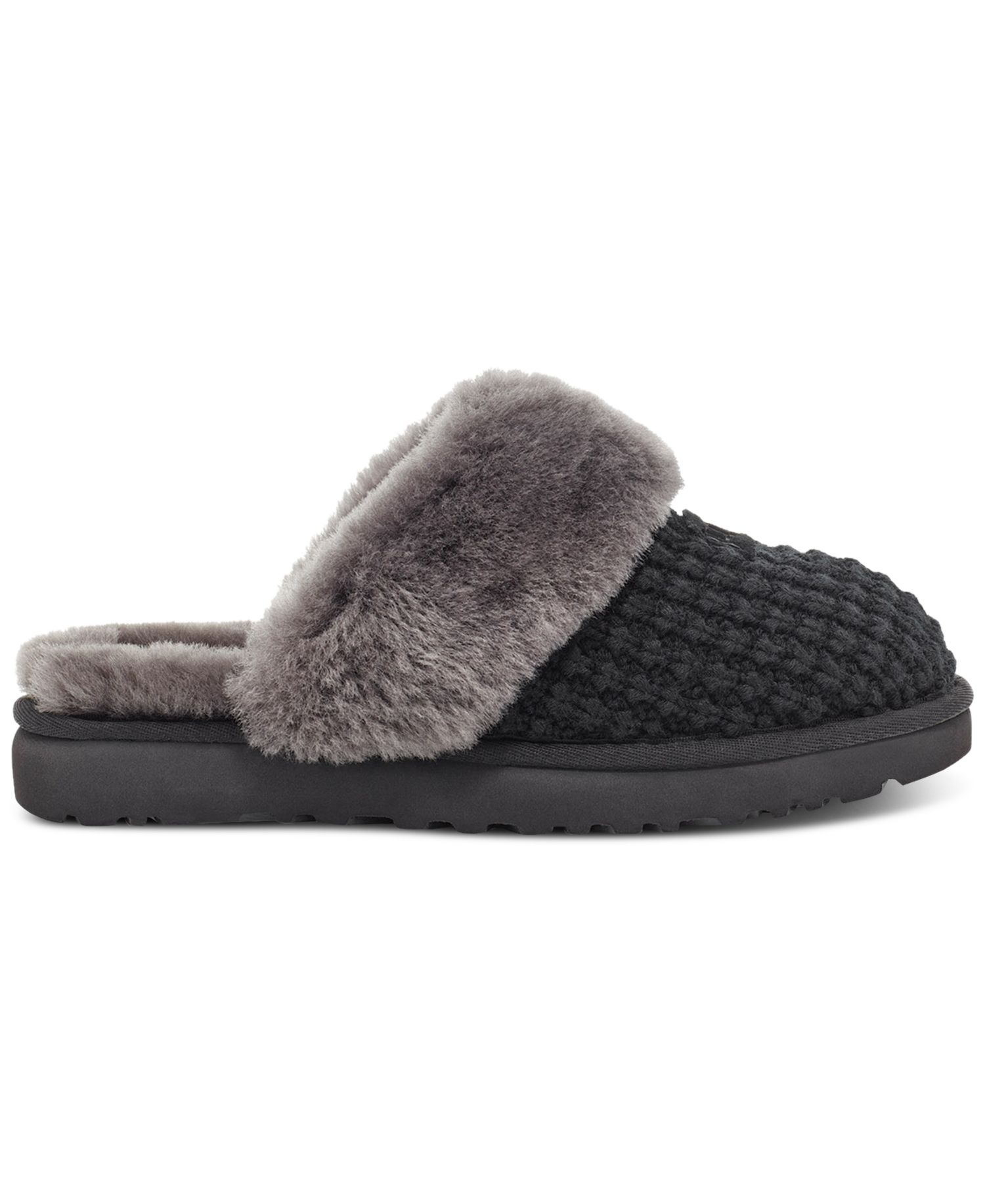Women's Cozy Faux-Shearling Round Toe Slippers