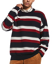 Men's Striped Crew Neck Sweater