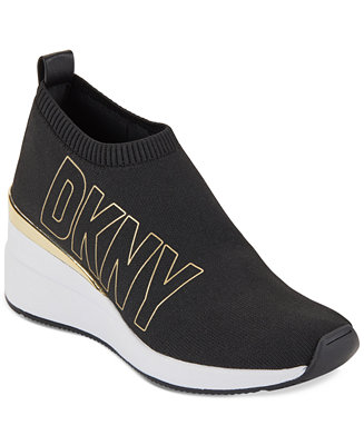 DKNY Women's Pavi Slip-On Wedge Sneakers & Reviews - Athletic Shoes ...