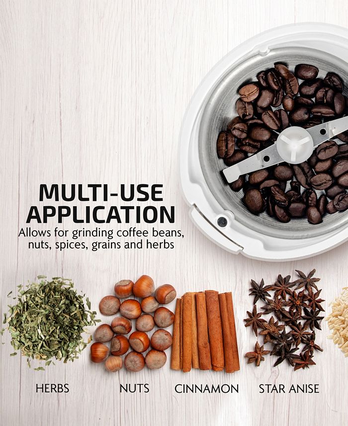 OVENTE 2.5 oz Small Storage Electric Coffee Grinder Macy's