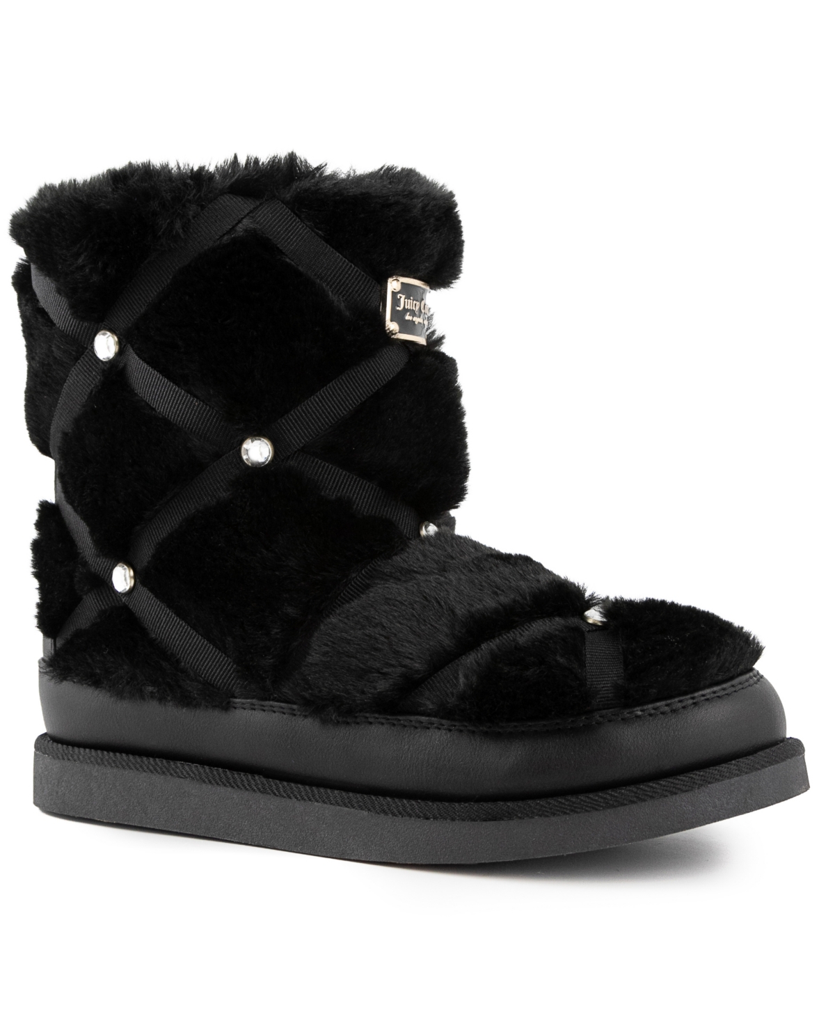 Shop Juicy Couture Women's Knockout Winter Booties In Black