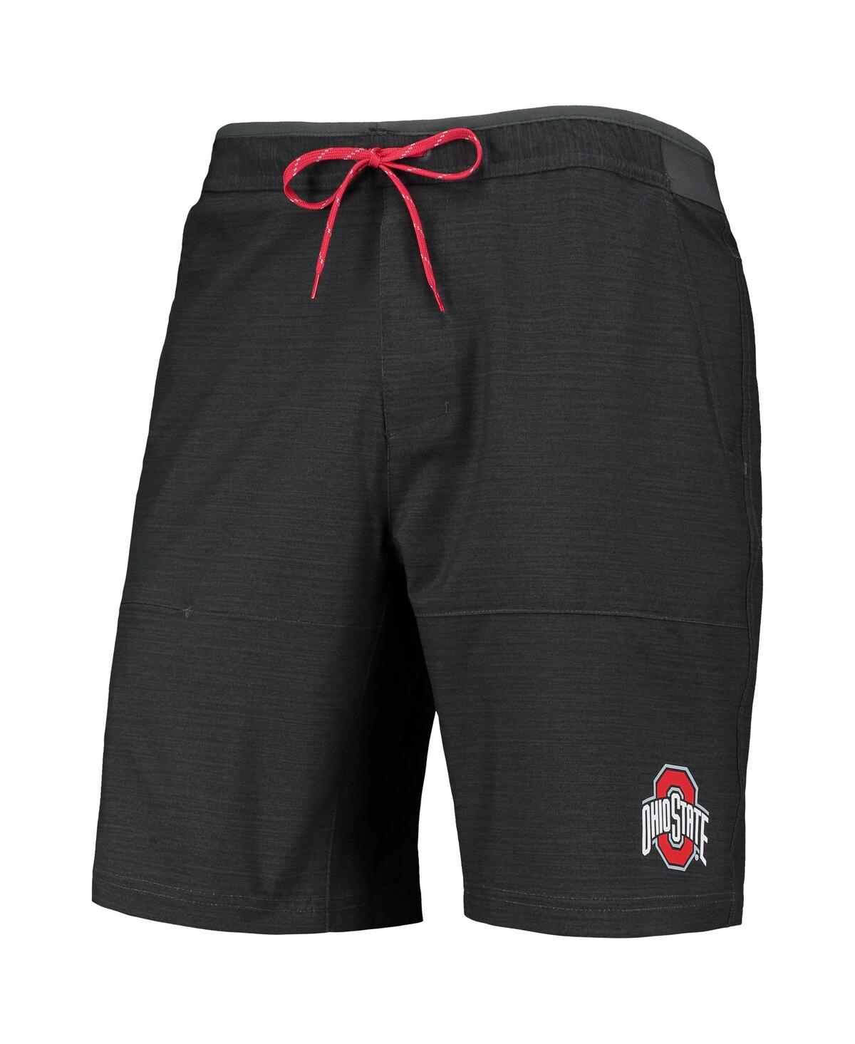 Shop Columbia Men's  Charcoal Ohio State Buckeyes Twisted Creek Omni-shield Shorts