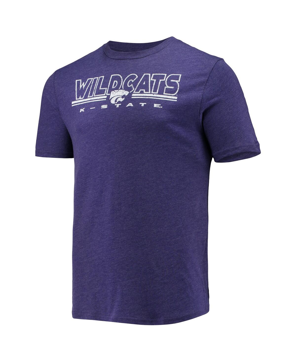Concepts Sport Heathered Charcoal/purple Northwestern Wildcats Meter T-shirt & Pants Sleep Set In Multi