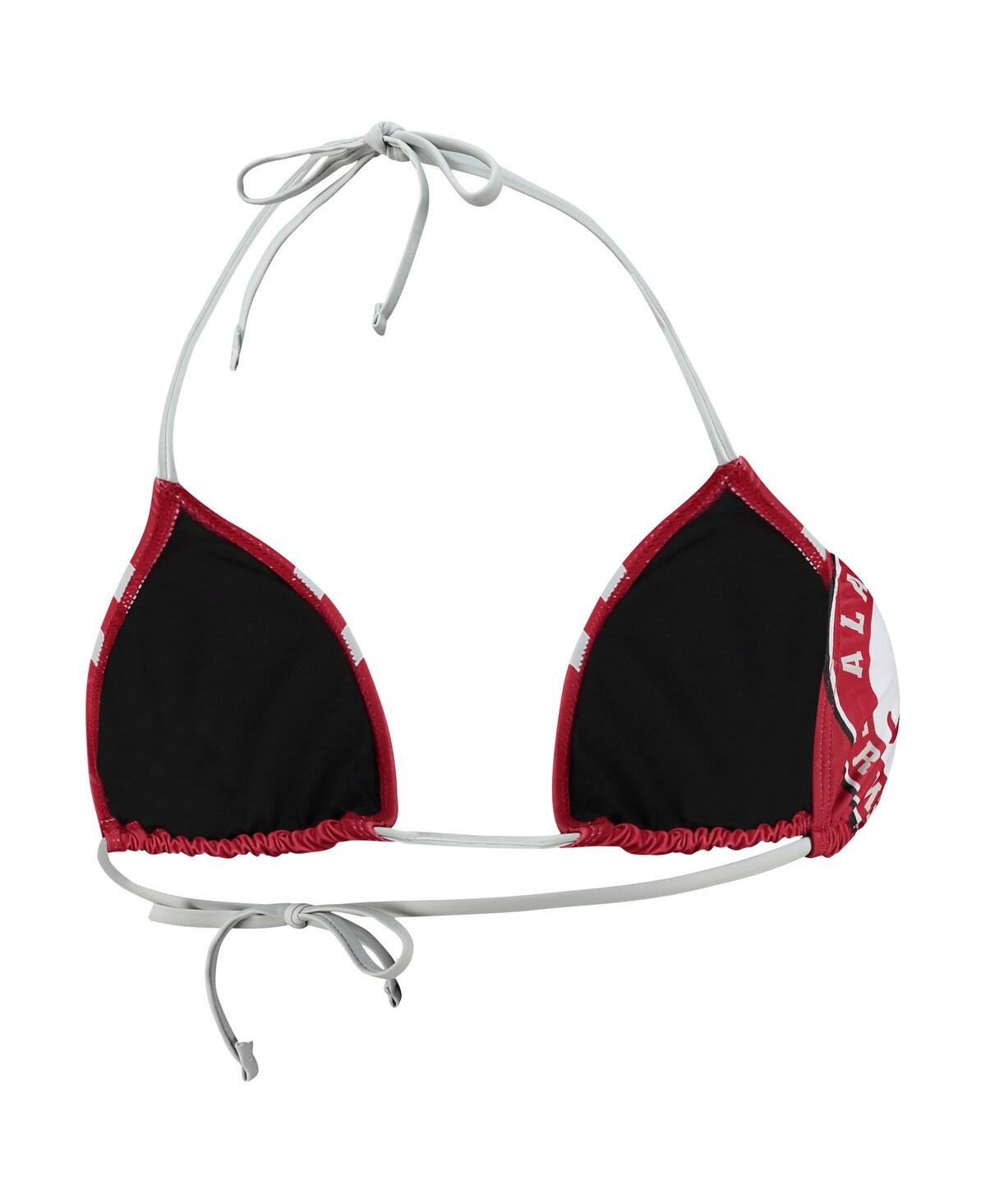 Shop Foco Women's  Crimson Alabama Crimson Tide Wordmark Bikini Top