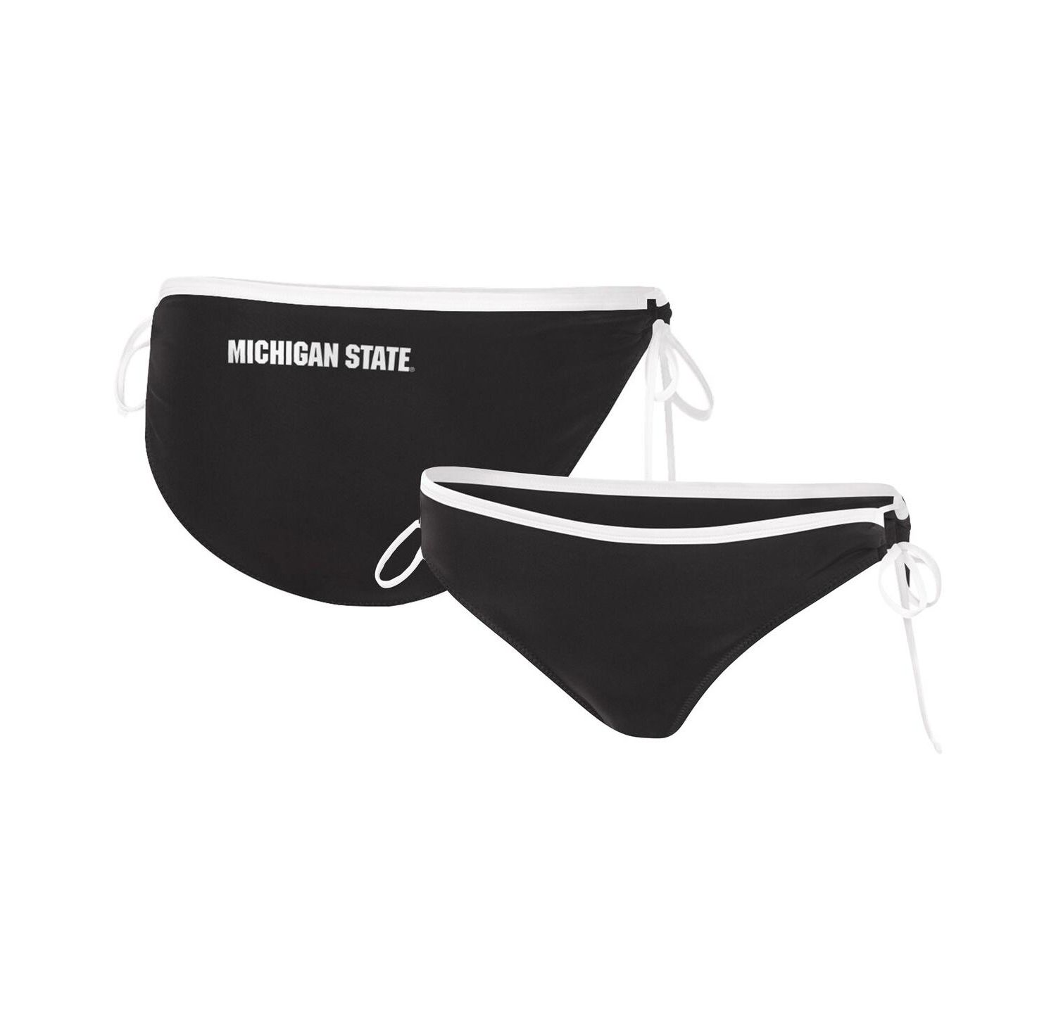 Women's Black Michigan State Spartans Perfect Match Bikini Bottom