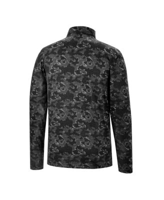 Men's Black Iowa Hawkeyes Tivo Quarter-Zip Jacket