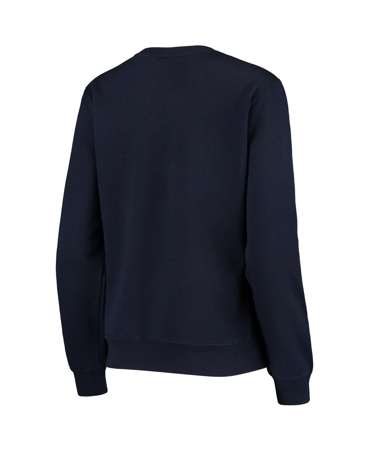 Colosseum Navy Uconn Huskies Campanile Pullover Sweatshirt In Navy
