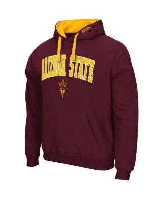 Men's Maroon Arizona State Sun Devils Big and Tall Arch & Logo 2.0 Pullover Hoodie