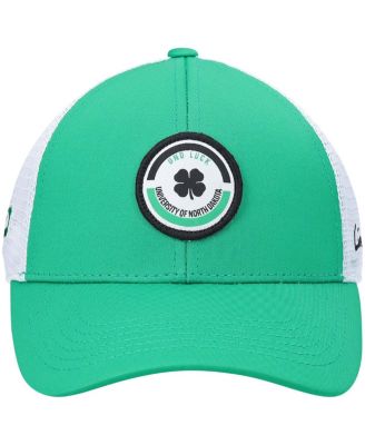 Men's Kelly Green, White North Dakota Motto Trucker Snapback Hat