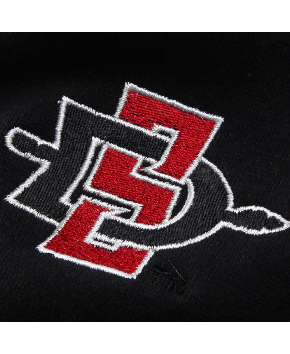 Women's ColosseumSan Diego State Aztecs Arched Name Full-Zip Hoodie - Black