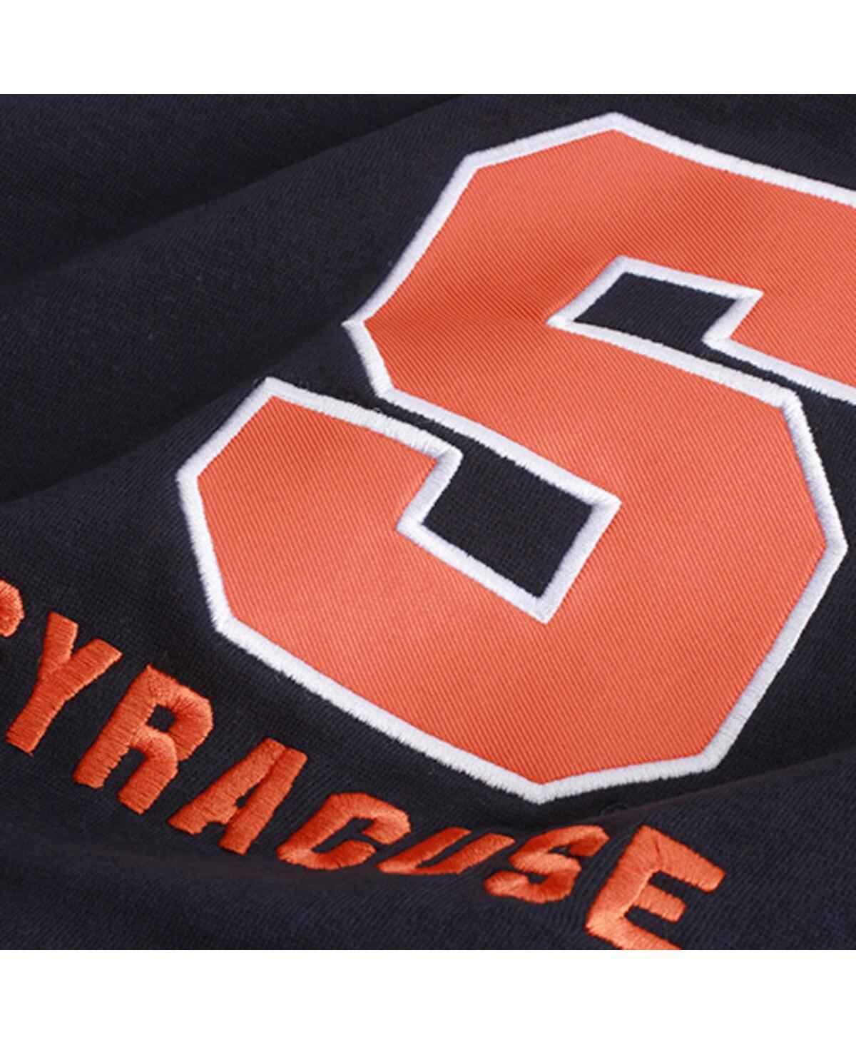 Shop Stadium Athletic Big Boys  Navy Syracuse Orange Big Logo Pullover Hoodie
