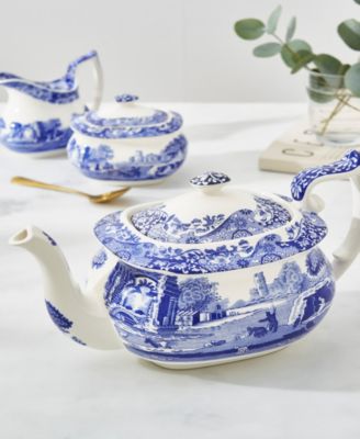 Blue Italian Teapot