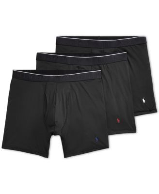 Polo Ralph Lauren - Men's Classic-Fit Performance Stretch Microfiber Boxer Briefs, 3-Pack