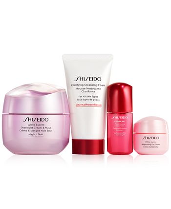 Shiseido - 4-Pc. White Lucent Brighter Overnight Set