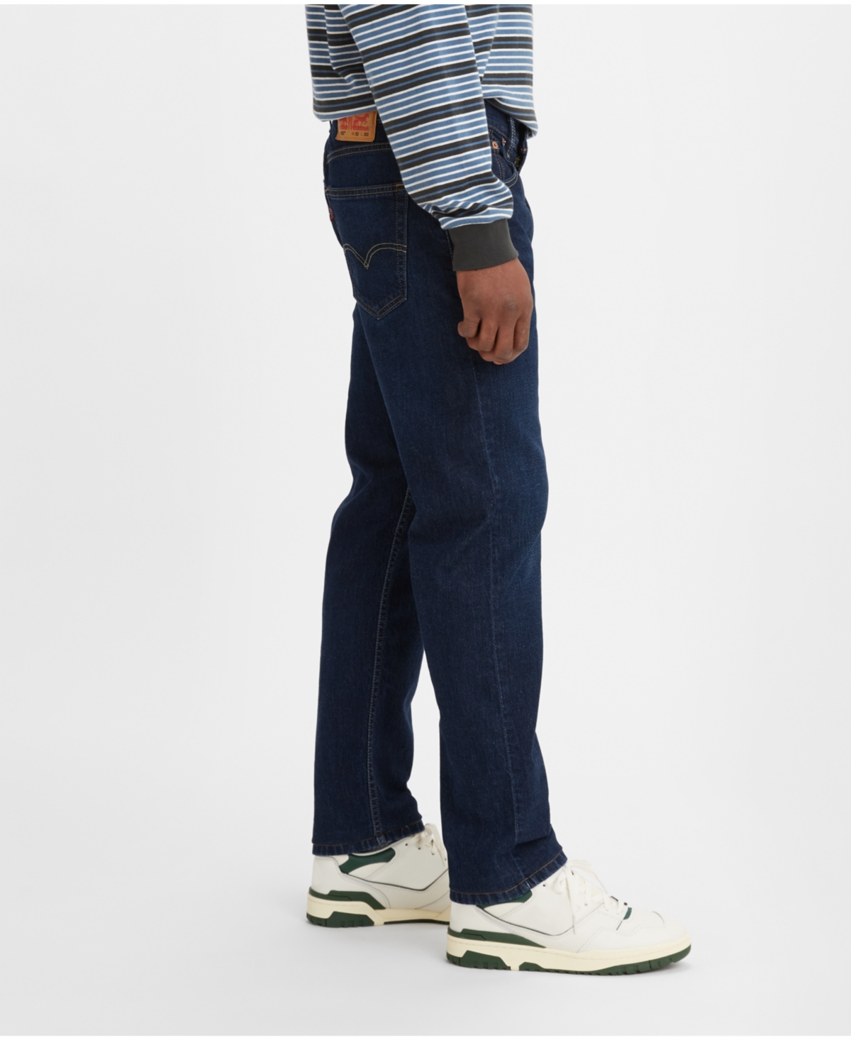 Levi's Men's 502 Regular Taper Stretch Eco Ease Jeans - On and Off