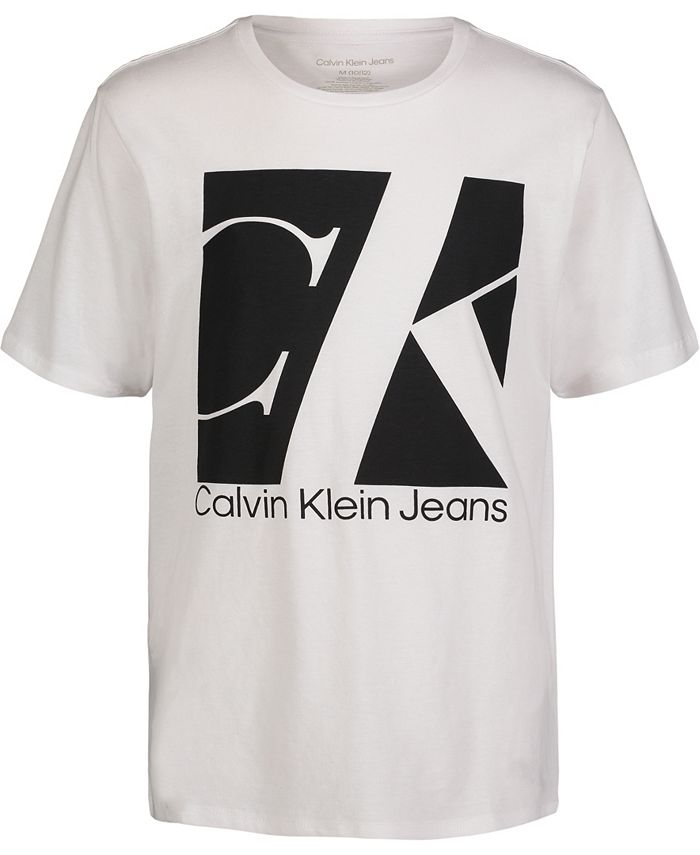 Calvin Klein Big Boys Deframe Short Sleeve T-shirt - Macy's