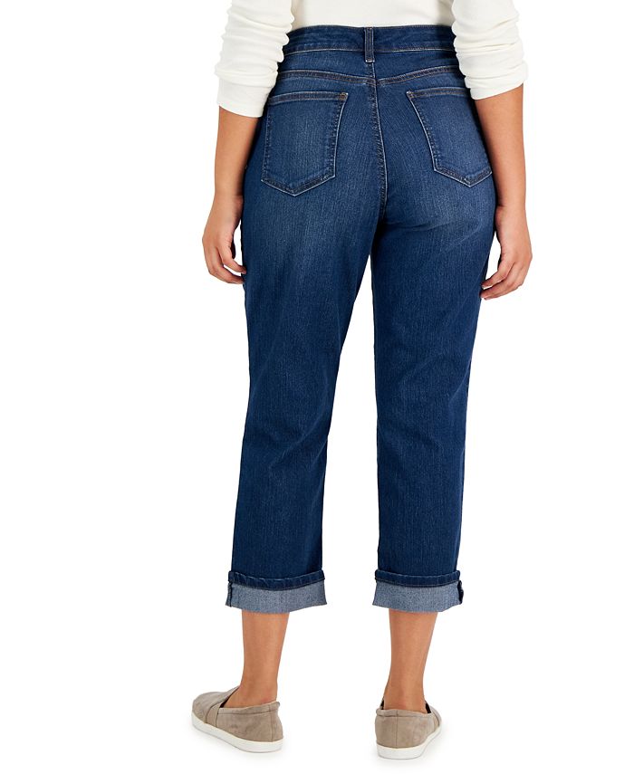 Style & Co Women's Curvy Cuffed Capri Jeans, Created for Macy's - Macy's