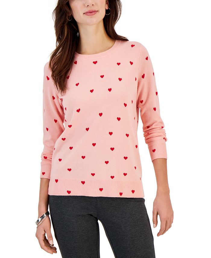 Macy's heart sweater top