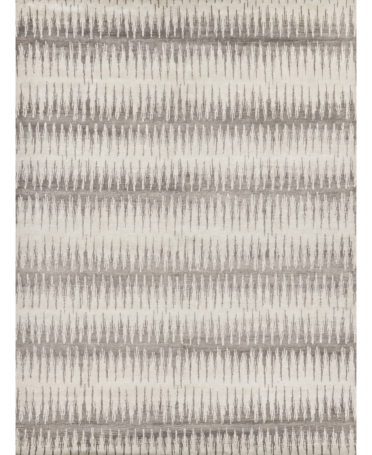 Exquisite Rugs Viscose From Bamboo Silk Er3288 8' X 10' Area Rug In Gray