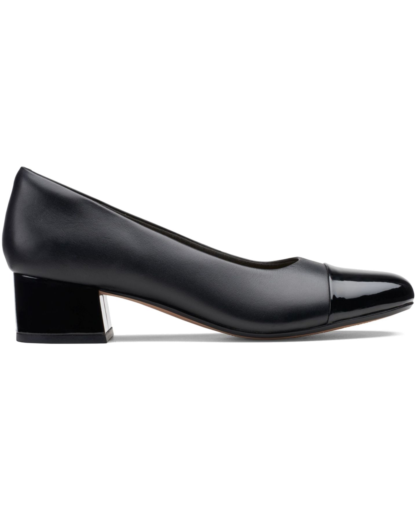 Женские туфли Clarks Marilyn Sara Pumps, цвет: Чёрный комбинированный — фото 2