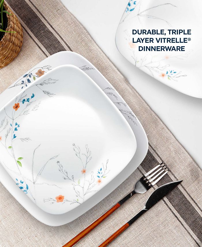 Corelle Adlyn 16 Piece Dinnerware Set, Service for 4 Macy's