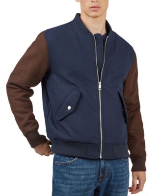 ben sherman wool bomber jacket