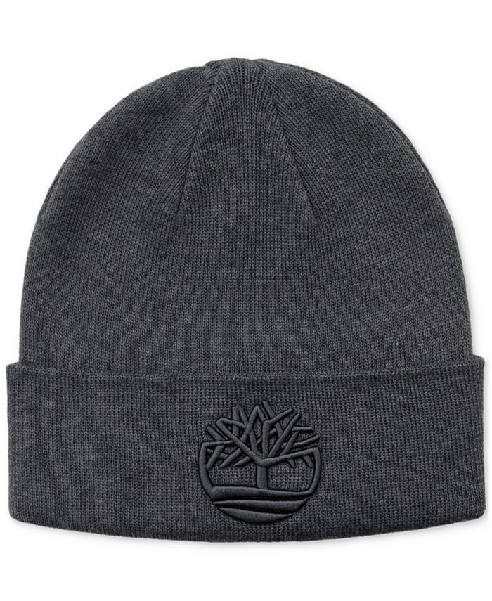 Timberland Men's Tonal 3D Embroidery Beanie & Reviews - Hats, Gloves ...