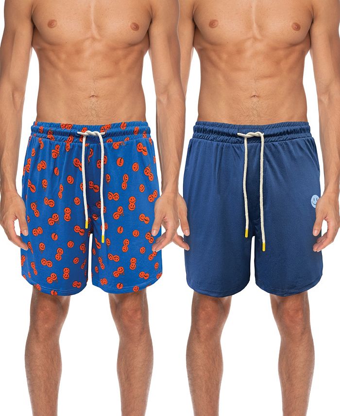 Joe Boxer Men's Americana Drawstring Soft Shorts, Pack of 2 Macy's
