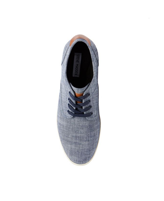 Steve Madden Fenta Fashion, Sneaker da Uomo, Tessuto Nero., 44 EU