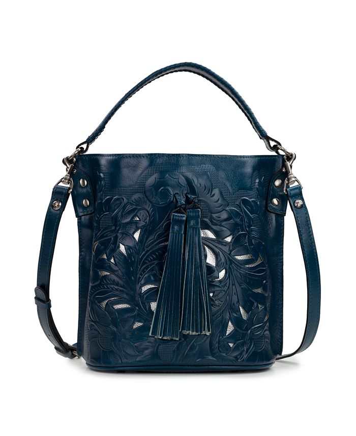 Patricia Nash Otavia CutOut Leather Bucket Bag Macy's