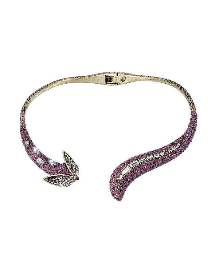 Betsey Johnson Fox Collar Necklace Macy s