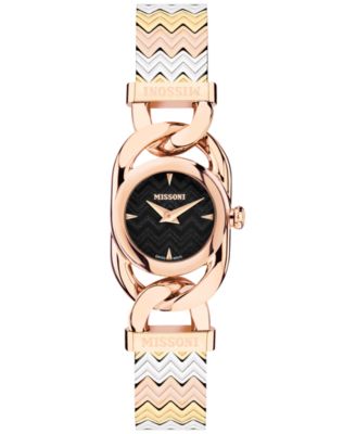 Missoni - Women's Swiss Gioiello Two Tone Stainless Steel Bracelet Watch 23mm