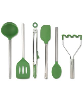 6-Pc. Silicone-Head Kitchen Utensil Set