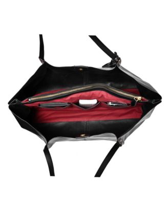 Women's Calla Zipper Closure Gold-Tone Tote Bag