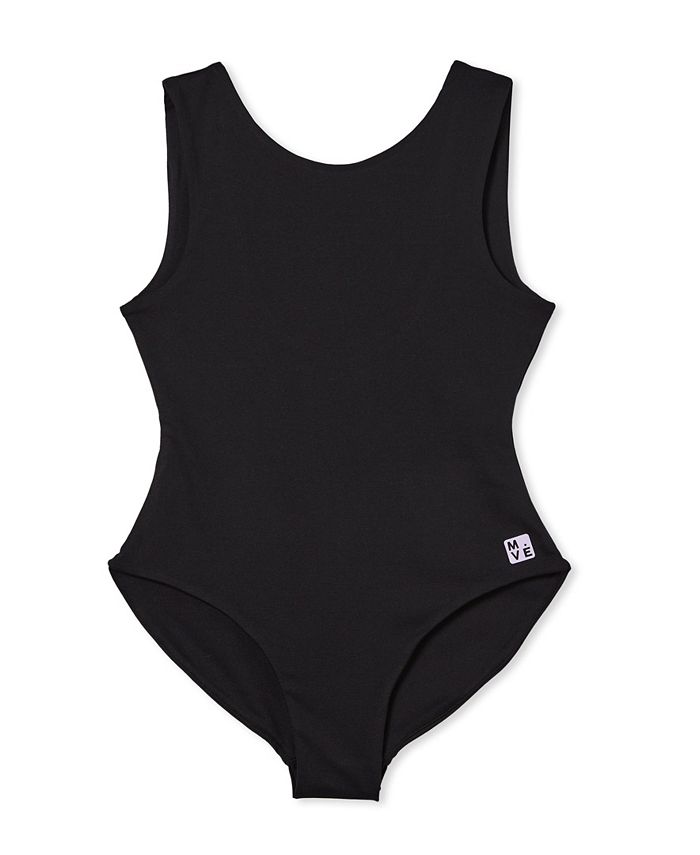 COTTON ON Big Girls The Addie Scoop Back Leotard Swimsuit Macy's