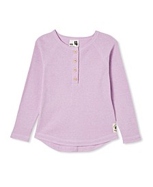 Toddler Girls Lottie Long Sleeve Henley T-shirt