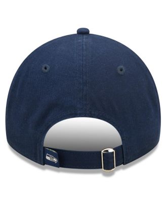 Women's College Navy Seattle Seahawks 2022 Sideline Adjustable 9TWENTY Hat