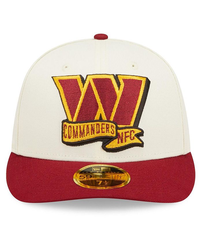 New Era Men's Cream Washington Commanders 2022 Sideline Low Profile