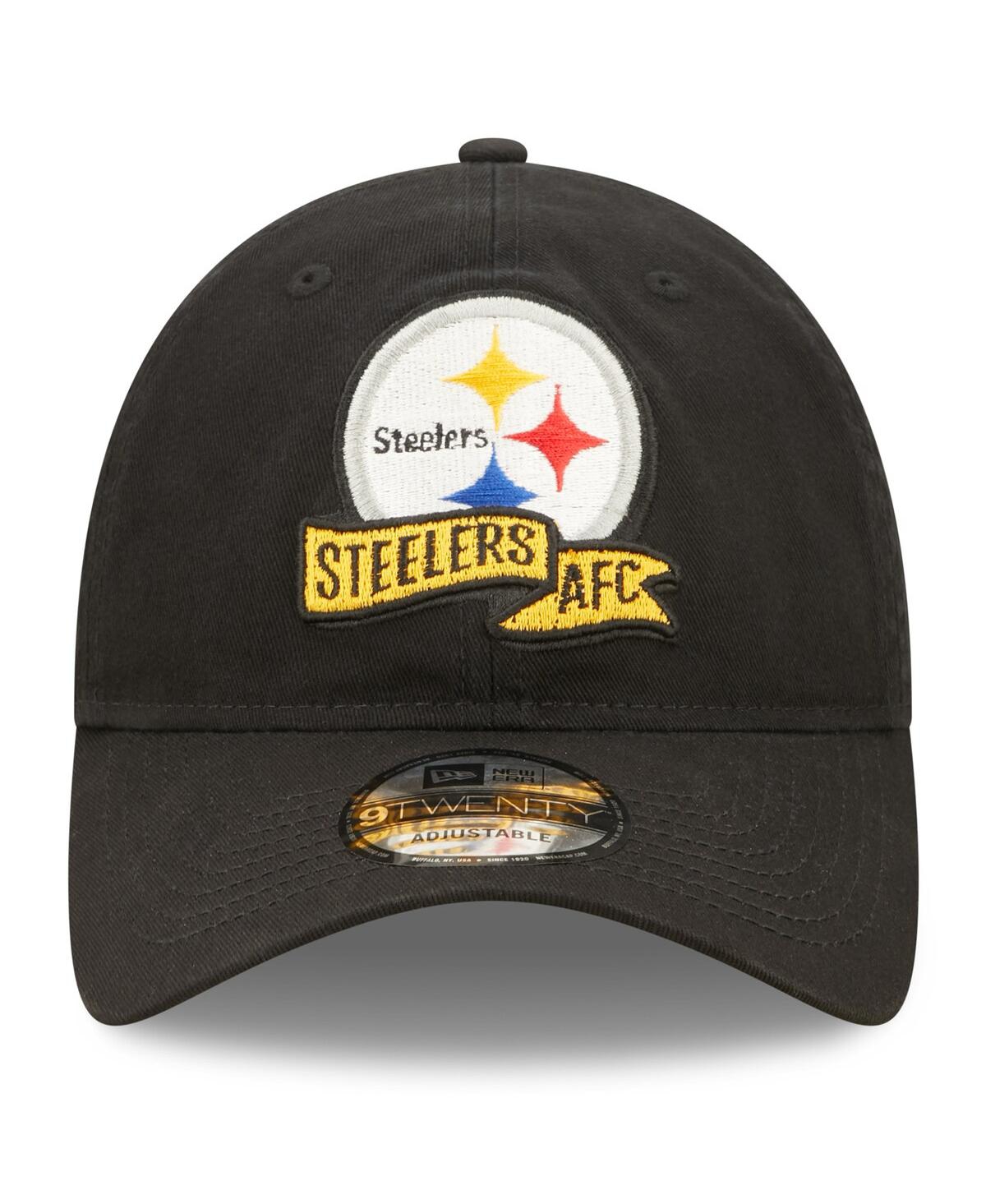 Shop New Era Little Boys  Black Pittsburgh Steelers 2022 Sideline 9twenty Adjustable Hat