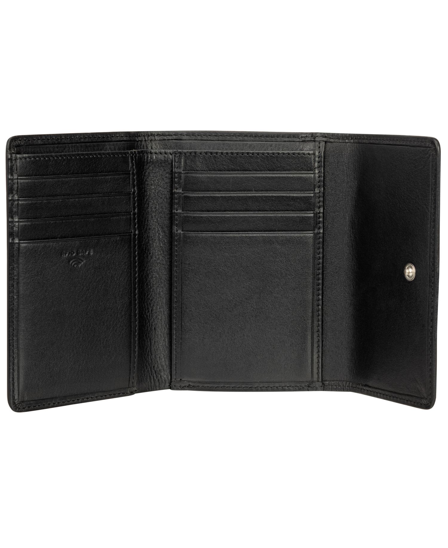 Women's Basket Weave Collection RFID Secure Mini Clutch Wallet