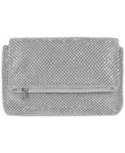 Macy's silver clutch hotsell purse