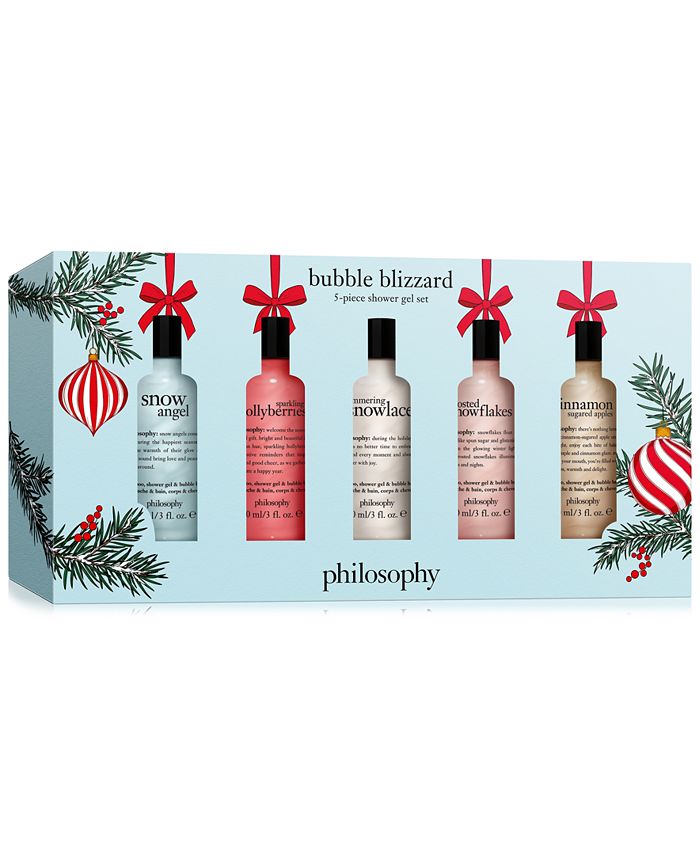 Philosophy 5 Pc Bubble Blizzard Shower Gel Set Macys 