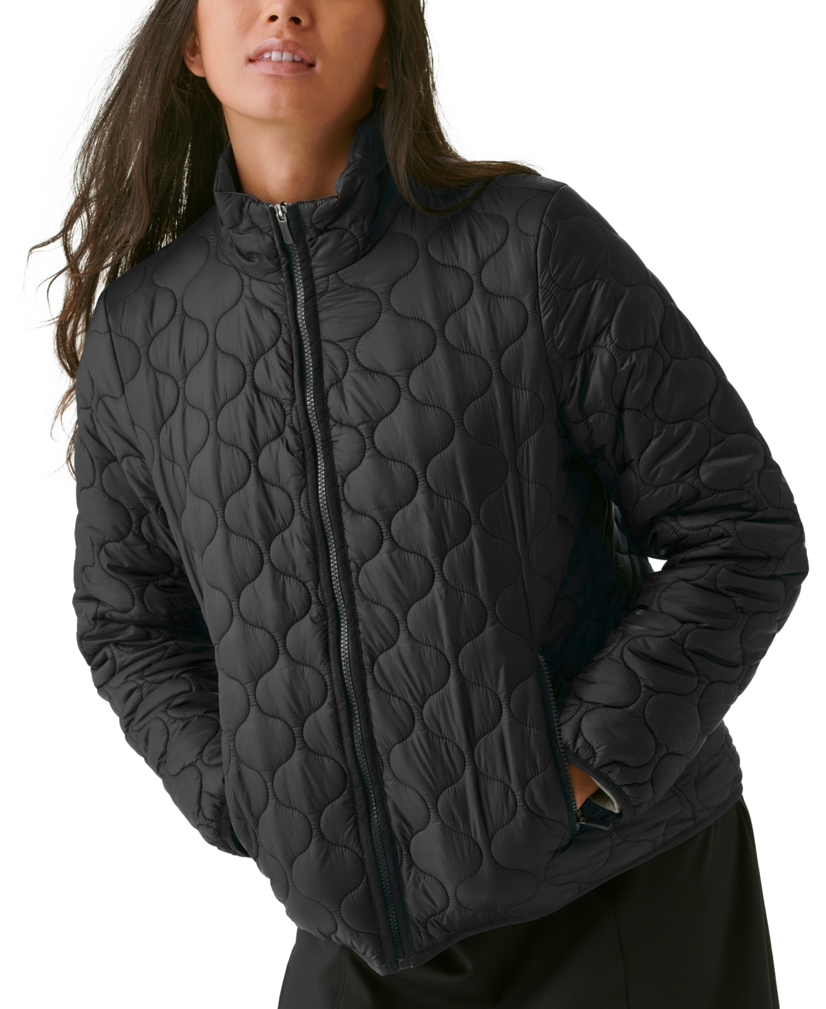 Bass Outdoor Women's Olympic Packable Insulated Jacket In Black Beauty
