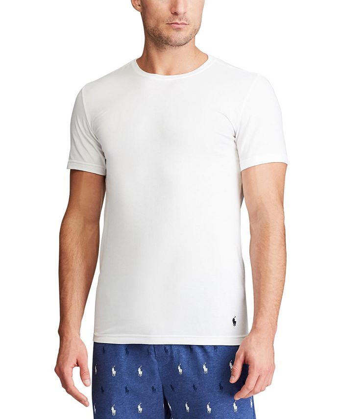 Polo Ralph Lauren Men's Slim-Fit Stretch Undershirts, 3-Pack - Macy's