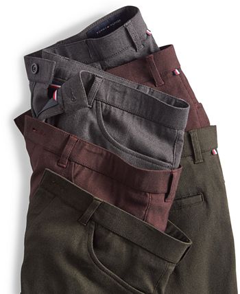 Tommy Hilfiger Men's Th Flex Cargo Pants Brown Size X-Small